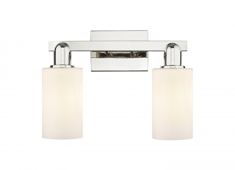 Clymer - 2 Light - 15 inch - Polished Nickel - Bath Vanity Light