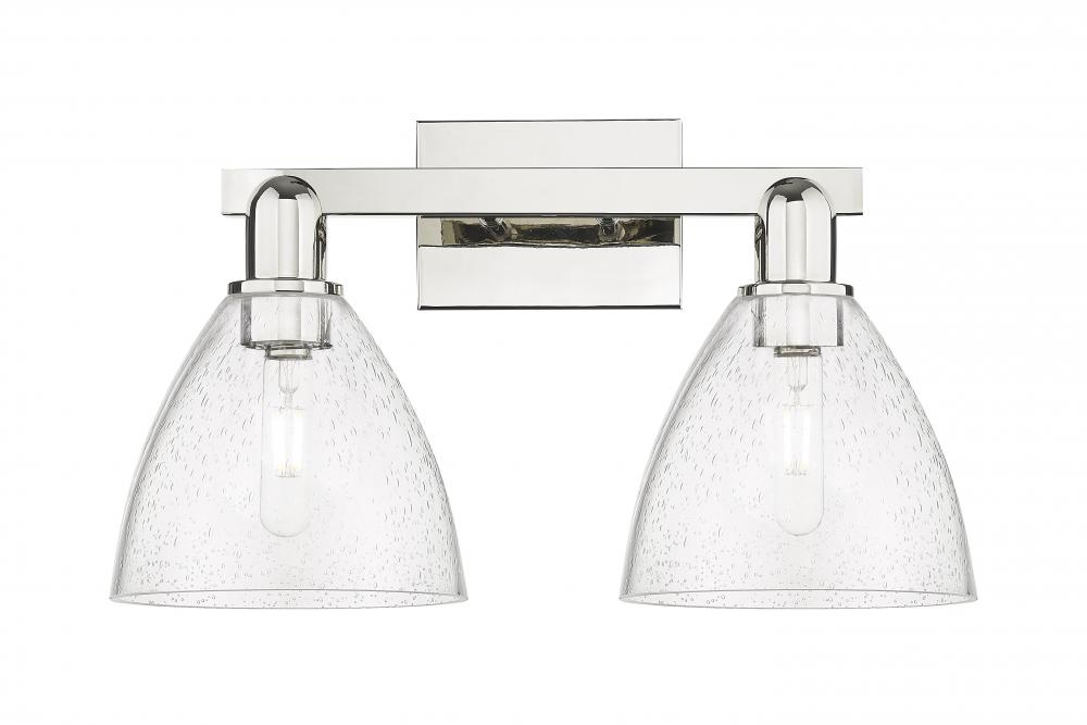 Bristol - 2 Light - 19 inch - Polished Nickel - Bath Vanity Light