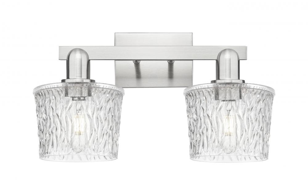 Niagara - 2 Light - 18 inch - Brushed Satin Nickel - Bath Vanity Light