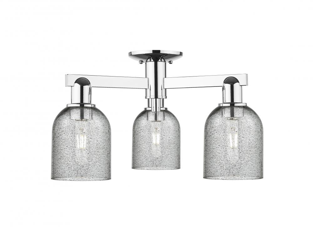 Caledonia - 3 Light - 23 inch - Polished Chrome - Semi-Flush Mount