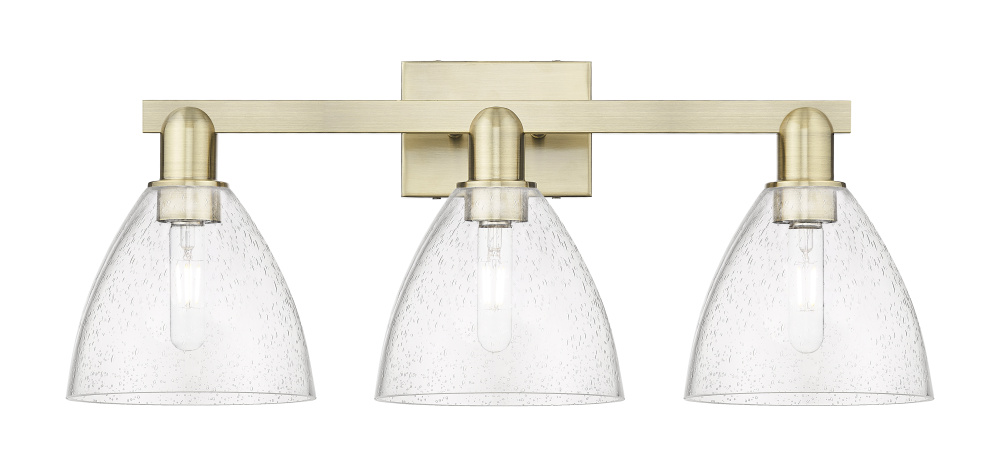 Bristol - 3 Light - 27 inch - Antique Brass - Bath Vanity Light