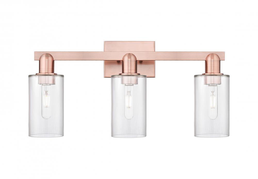 Clymer - 3 Light - 23 inch - Antique Copper - Bath Vanity Light