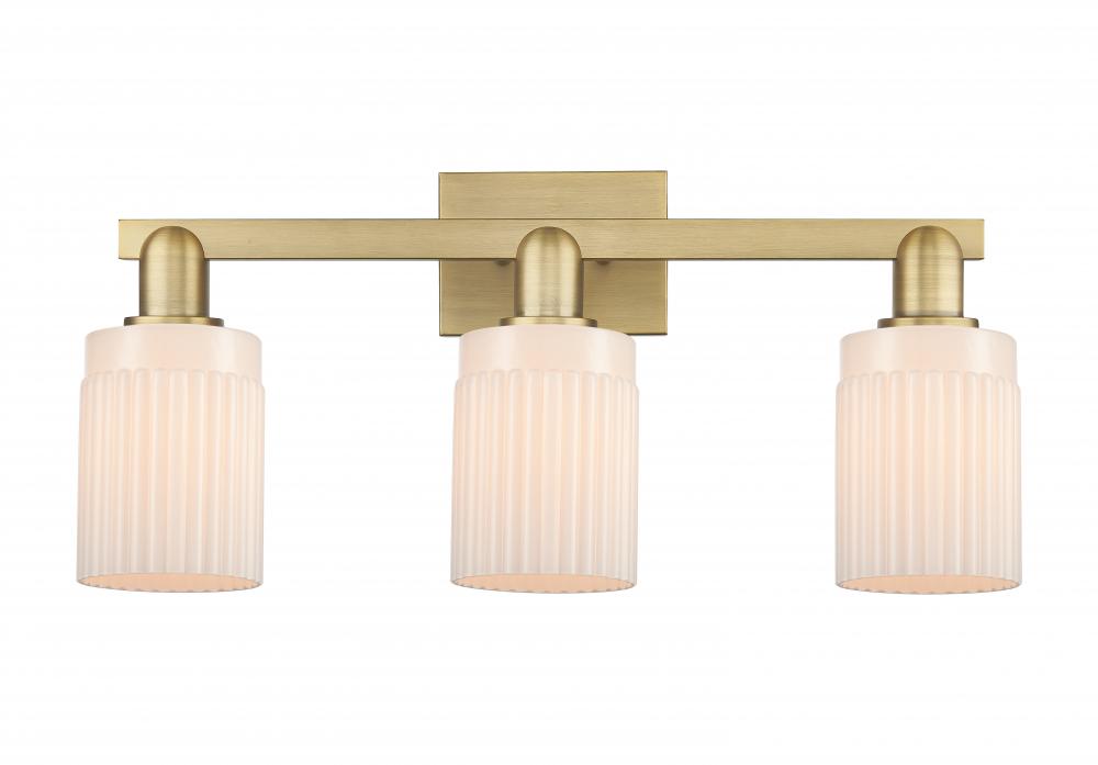 Hadley - 3 Light - 24 inch - Brushed Brass - Bath Vanity Light