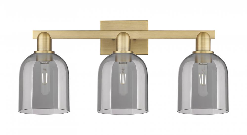 Bella - 3 Light - 25 inch - Brushed Brass - Bath Vanity Light