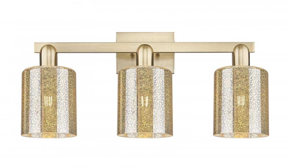 Cobbleskill - 3 Light - 24 inch - Champagne Bronze - Bath Vanity Light