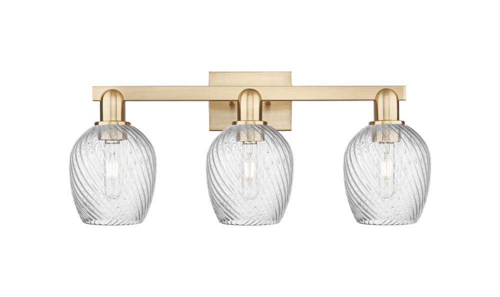 Salina - 3 Light - 25 inch - Champagne Bronze - Bath Vanity Light