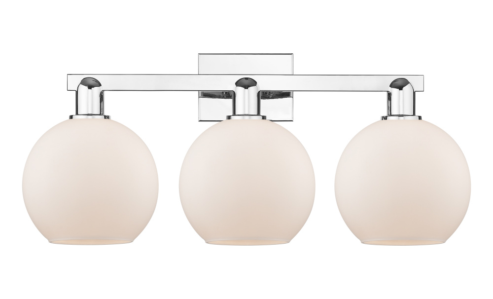 Athens - 3 Light - 27 inch - Polished Chrome - Bath Vanity Light