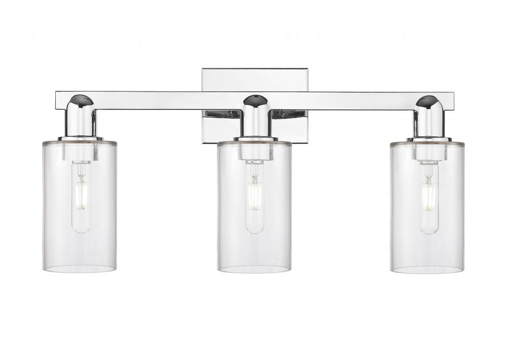 Clymer - 3 Light - 23 inch - Polished Chrome - Bath Vanity Light