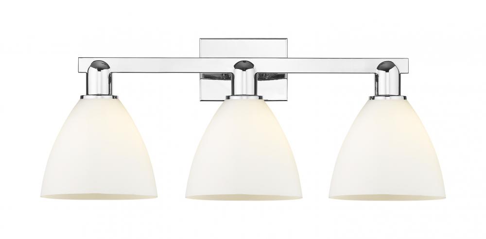 Bristol - 3 Light - 27 inch - Polished Chrome - Bath Vanity Light