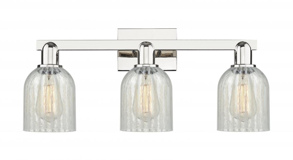Caledonia - 3 Light - 24 inch - Polished Nickel - Bath Vanity Light
