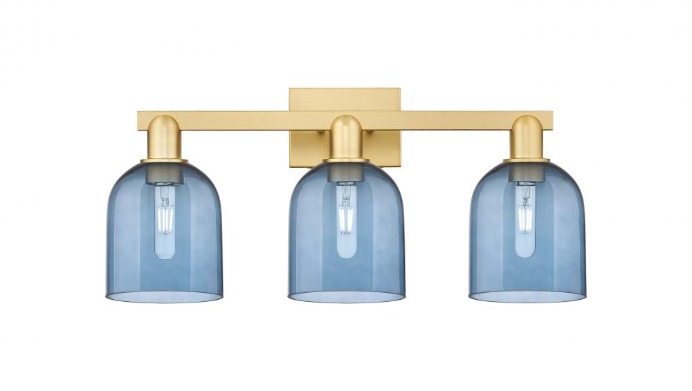 Bella - 3 Light - 25 inch - Satin Gold - Bath Vanity Light