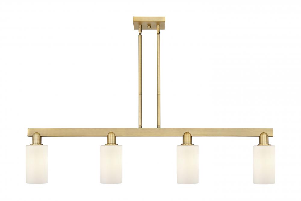 Clymer - 4 Light - 47 inch - Brushed Brass - Stem hung - Island Light