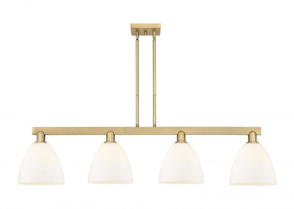 Bristol - 4 Light - 52 inch - Brushed Brass - Stem hung - Island Light