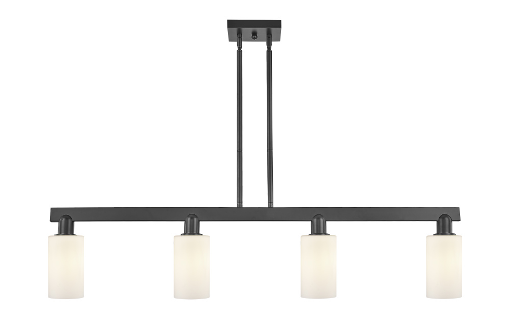 Clymer - 4 Light - 47 inch - Matte Black - Stem hung - Island Light