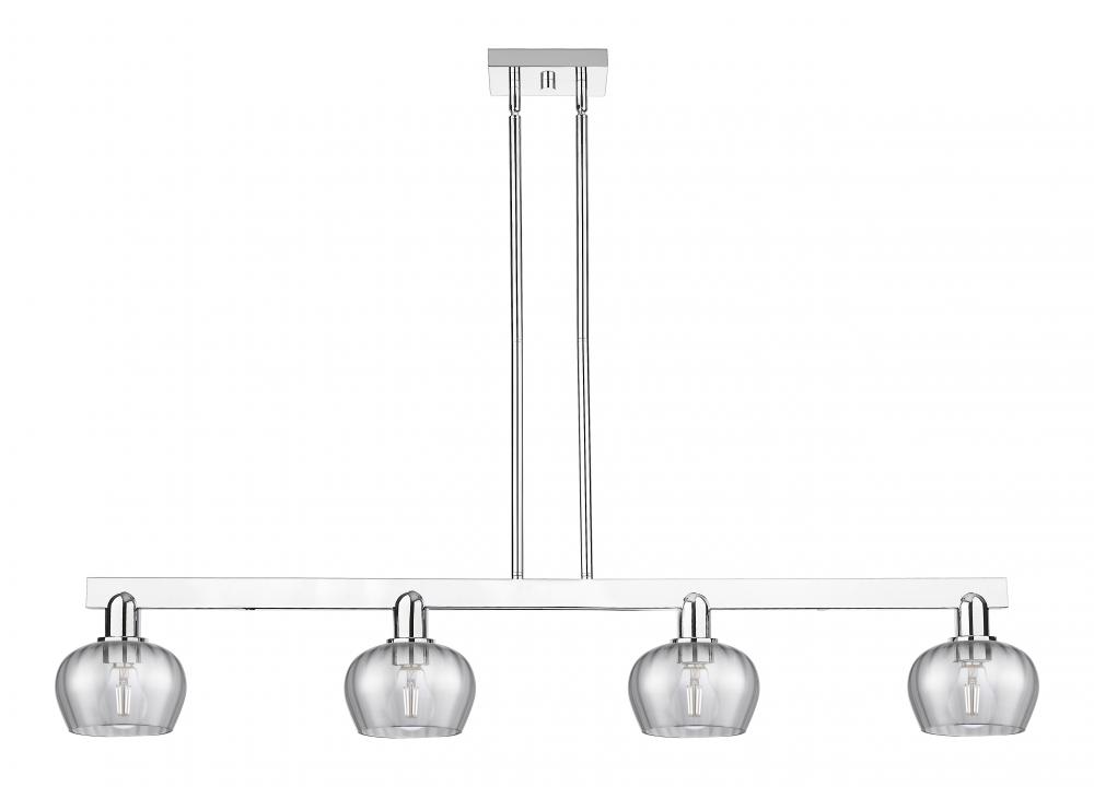 Fenton - 4 Light - 49 inch - Polished Chrome - Stem hung - Island Light