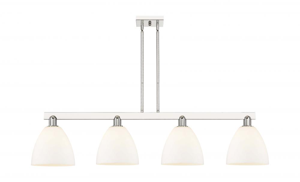 Bristol - 4 Light - 52 inch - Polished Nickel - Stem hung - Island Light