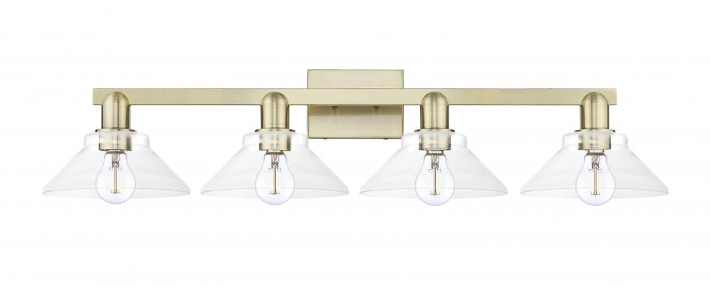 Orwell - 4 Light - 35 inch - Antique Brass - Bath Vanity Light