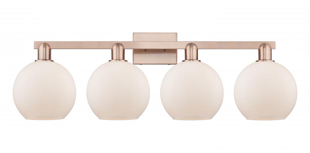 Athens - 4 Light - 35 inch - Antique Copper - Bath Vanity Light