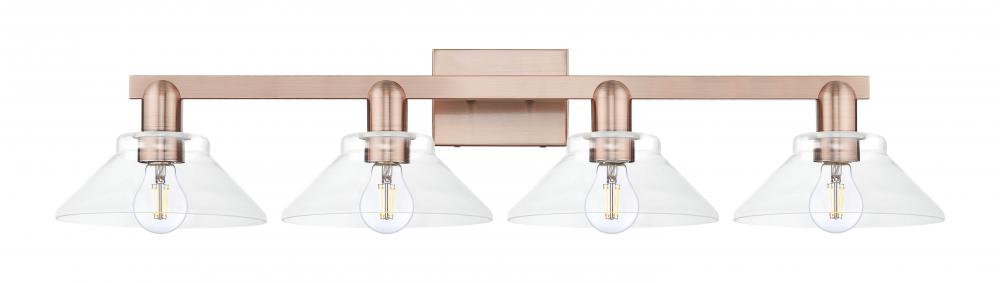 Orwell - 4 Light - 35 inch - Antique Copper - Bath Vanity Light