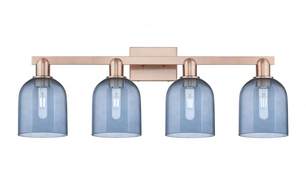 Bella - 4 Light - 33 inch - Antique Copper - Bath Vanity Light