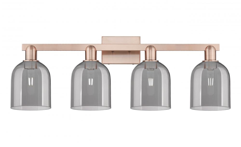 Bella - 4 Light - 33 inch - Antique Copper - Bath Vanity Light