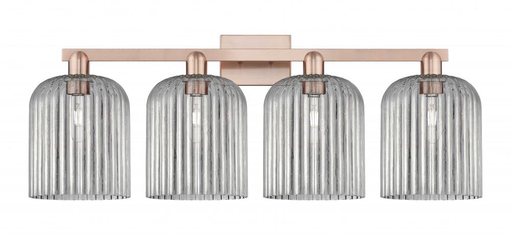 Bridal Veil - 4 Light - 35 inch - Antique Copper - Bath Vanity Light