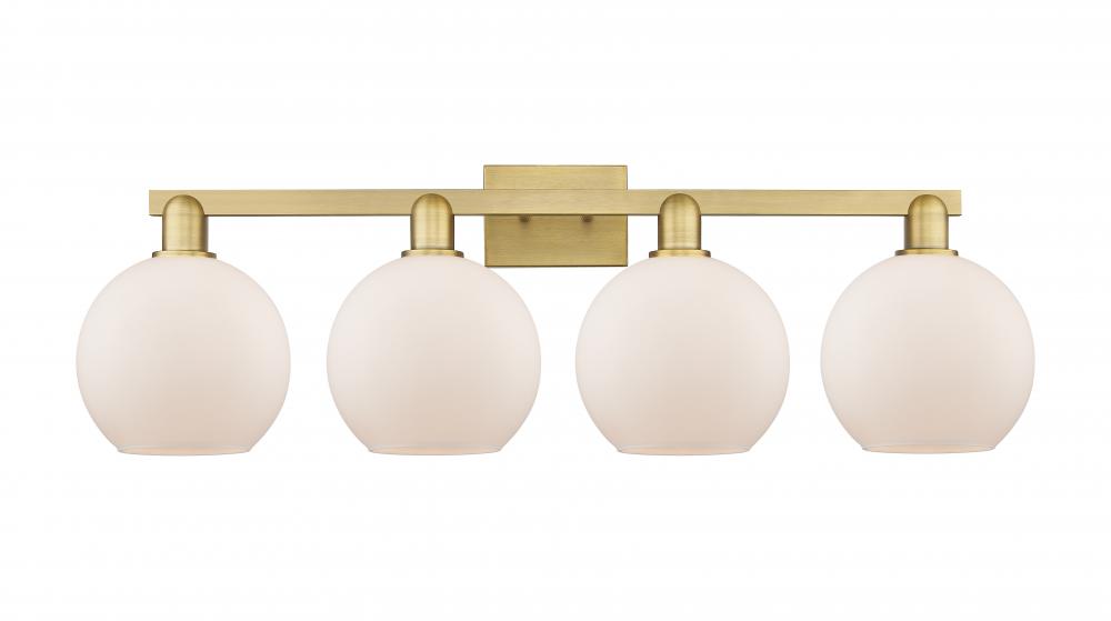 Athens - 4 Light - 35 inch - Brushed Brass - Bath Vanity Light