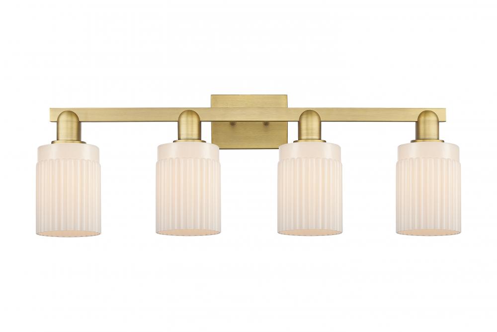 Hadley - 4 Light - 32 inch - Brushed Brass - Bath Vanity Light