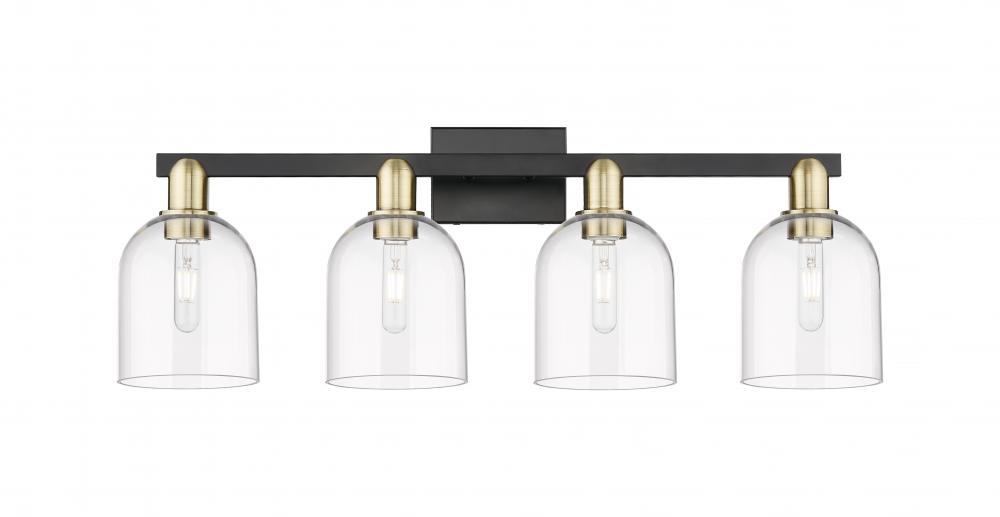 Bella - 4 Light - 33 inch - Brushed Brass - Bath Vanity Light