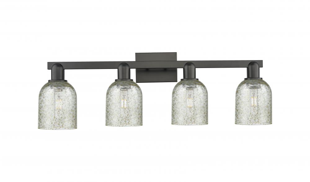 Caledonia - 4 Light - 32 inch - Matte Black - Bath Vanity Light