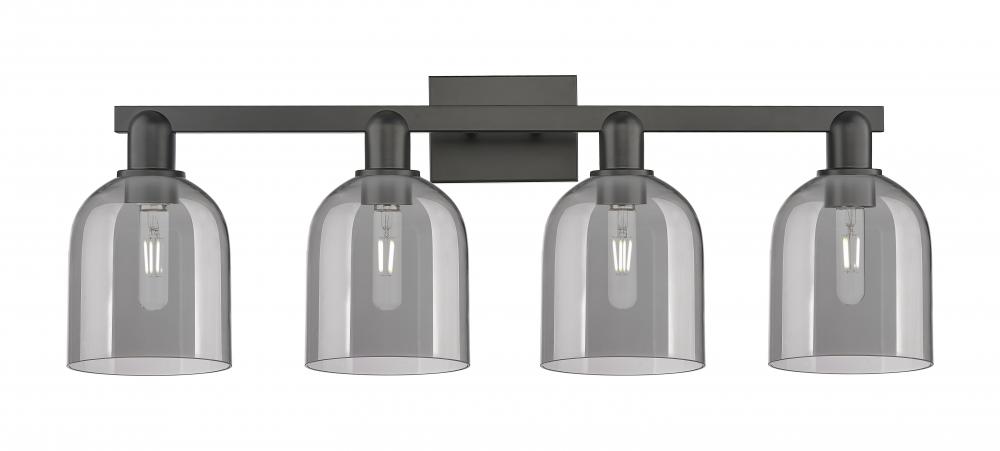 Bella - 4 Light - 33 inch - Matte Black - Bath Vanity Light