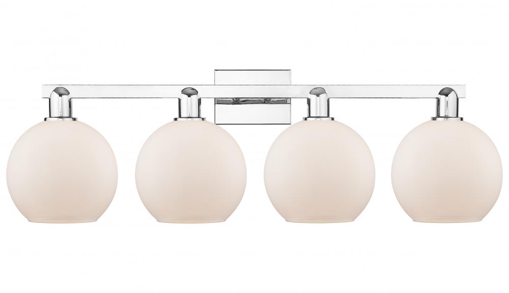 Athens - 4 Light - 35 inch - Polished Chrome - Bath Vanity Light