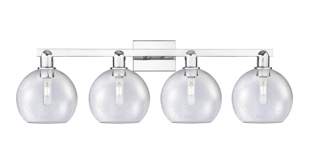 Athens - 4 Light - 35 inch - Polished Chrome - Bath Vanity Light