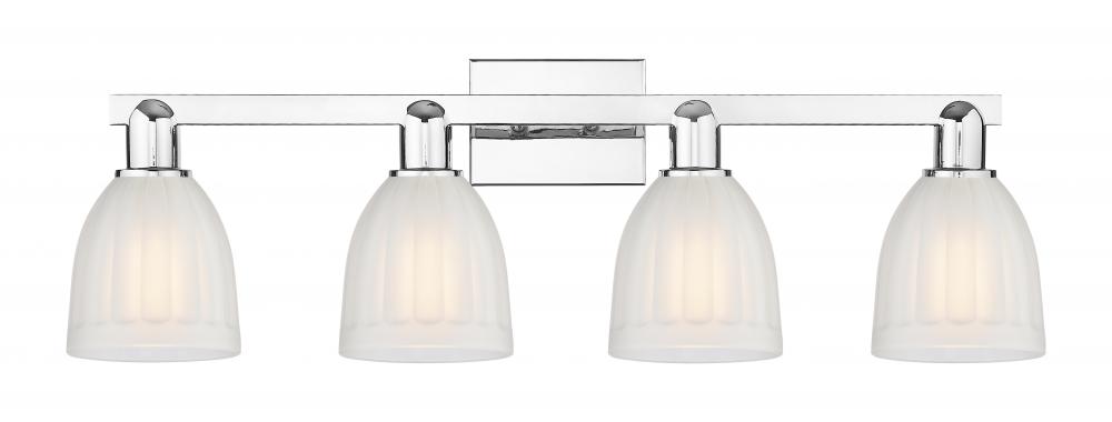 Brookfield - 4 Light - 33 inch - Polished Chrome - Bath Vanity Light