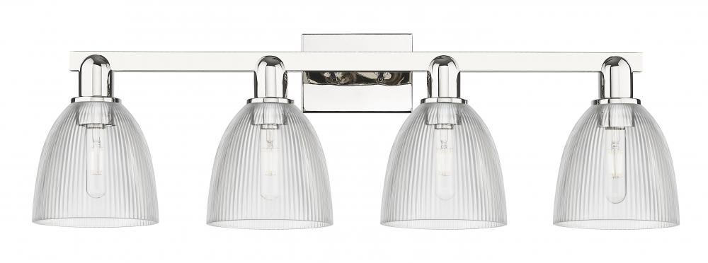 Castile - 4 Light - 33 inch - Polished Nickel - Bath Vanity Light