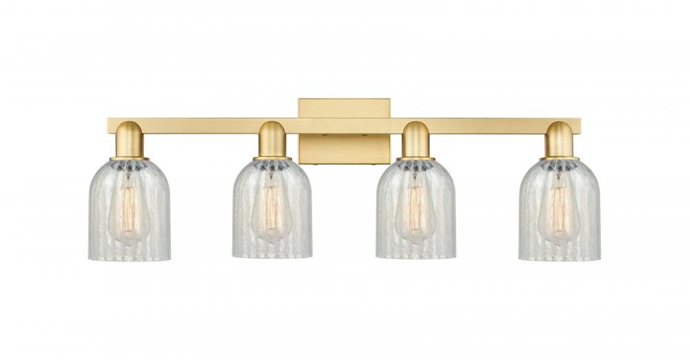 Caledonia - 4 Light - 32 inch - Satin Gold - Bath Vanity Light