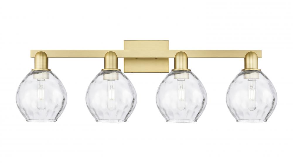 Waverly - 4 Light - 33 inch - Satin Gold - Bath Vanity Light