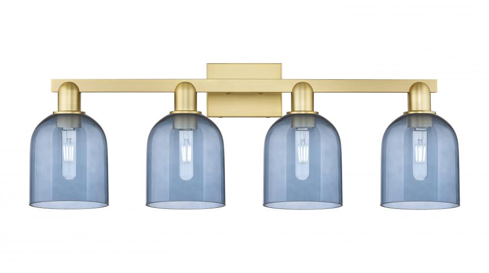 Bella - 4 Light - 33 inch - Satin Gold - Bath Vanity Light