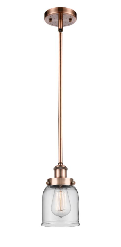 Bell - 1 Light - 5 inch - Antique Copper - Mini Pendant