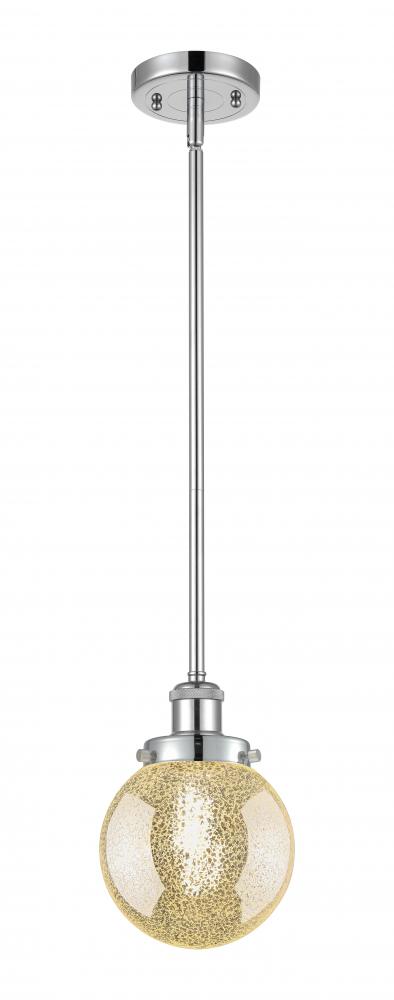 Beacon - 1 Light - 6 inch - Polished Chrome - Mini Pendant
