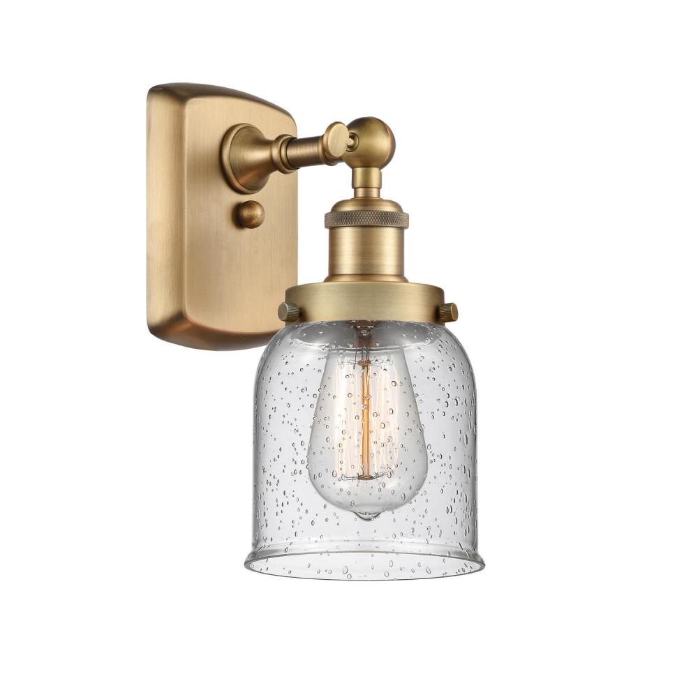 Bell - 1 Light - 5 inch - Brushed Brass - Sconce