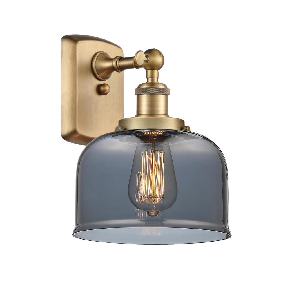 Bell - 1 Light - 8 inch - Brushed Brass - Sconce
