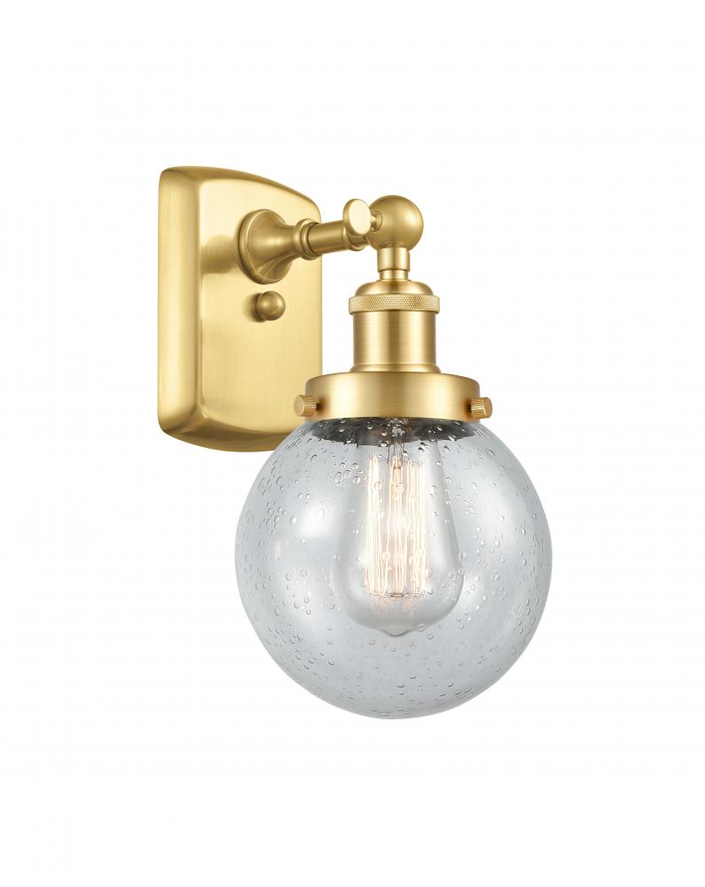 Beacon - 1 Light - 6 inch - Satin Gold - Sconce