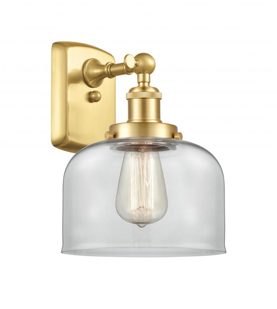 Bell - 1 Light - 8 inch - Satin Gold - Sconce