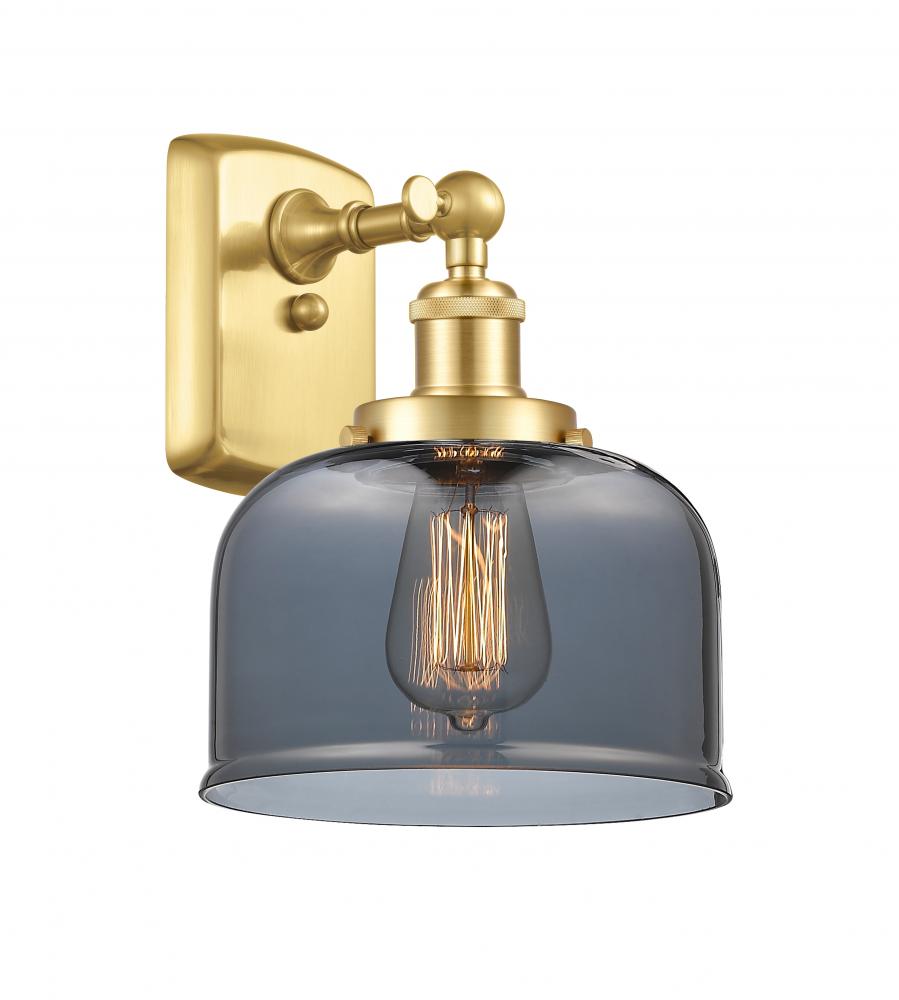 Bell - 1 Light - 8 inch - Satin Gold - Sconce