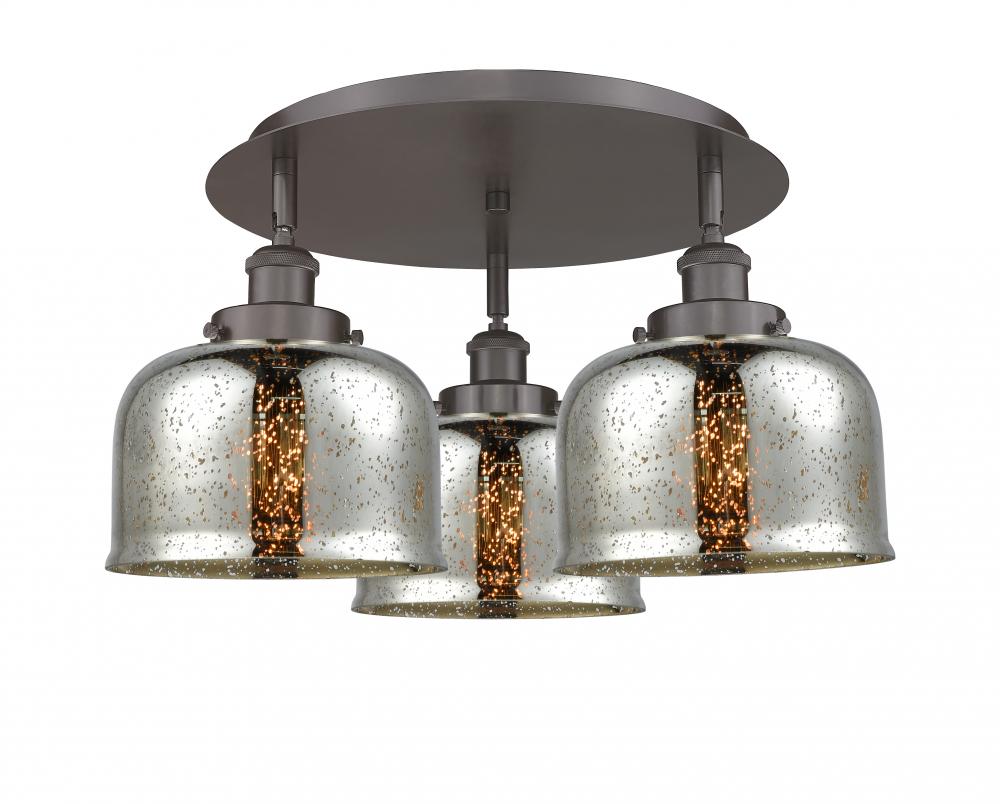 Cone - 3 Light - 20 inch - Oil Rubbed Bronze - Semi-Flush Mount