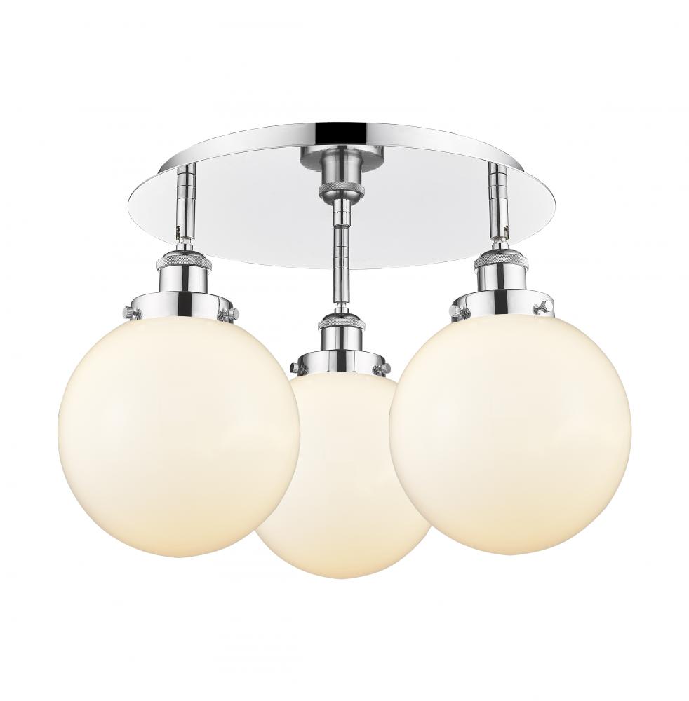 Beacon - 3 Light - 20 inch - Polished Chrome - Semi-Flush Mount