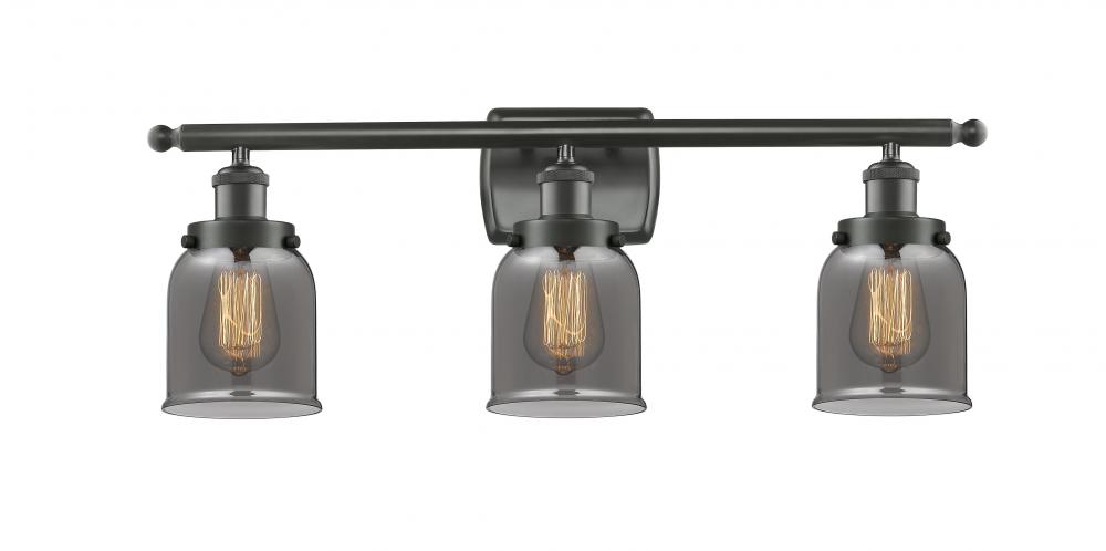 Bell - 3 Light - 26 inch - Oil Rubbed Bronze - Bath Vanity Light