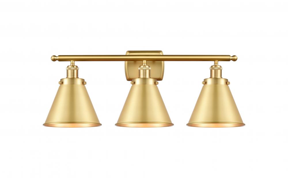 Appalachian - 3 Light - 26 inch - Satin Gold - Bath Vanity Light