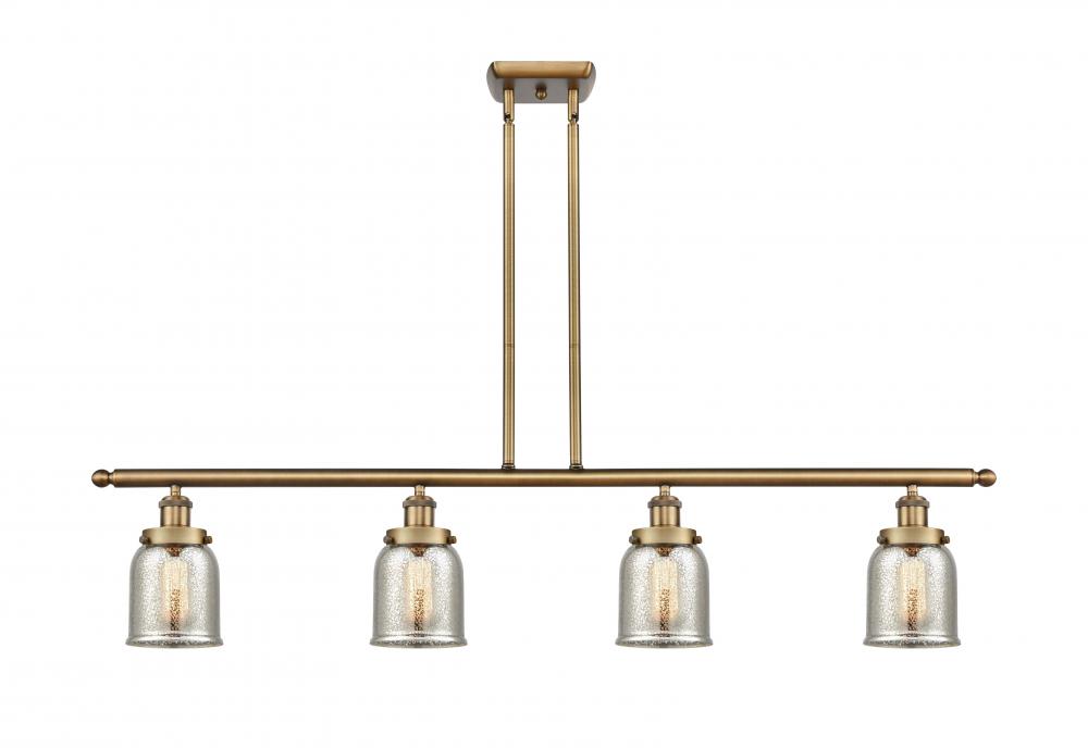 Bell - 4 Light - 48 inch - Brushed Brass - Stem Hung - Island Light